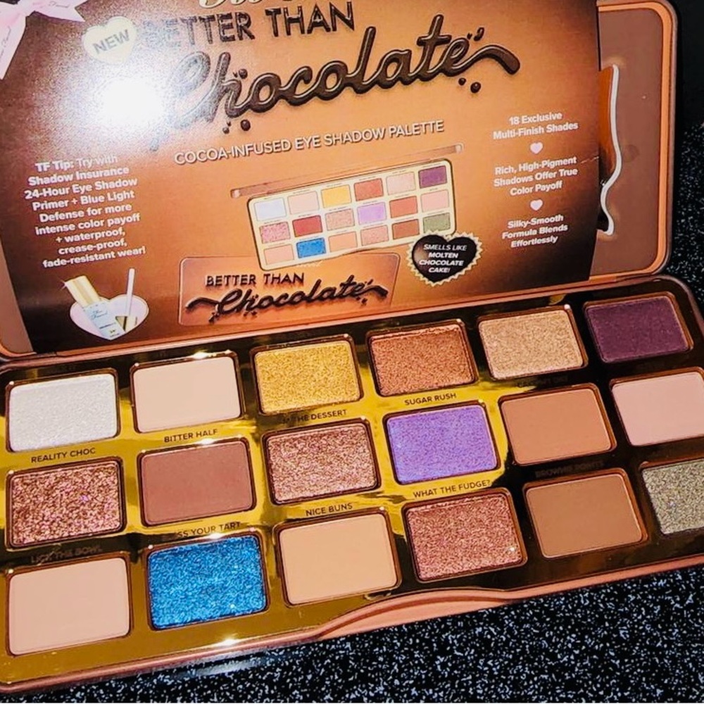 Too Faced Better Than Chocolate Palette never use, in a box